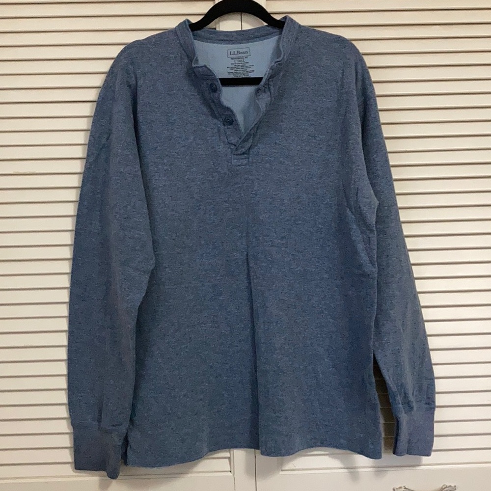 L.L. Bean light blue long sleeve thermal
